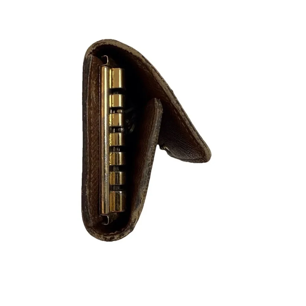 Louis Vuitton Vintage Monogram Key Holder Small Trifold Coin Pouch Wallet